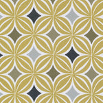 Cargar imagen en el visor de la galería, McAlister Textiles Laila Ochre Yellow and Grey FR Fabric Fabrics 
