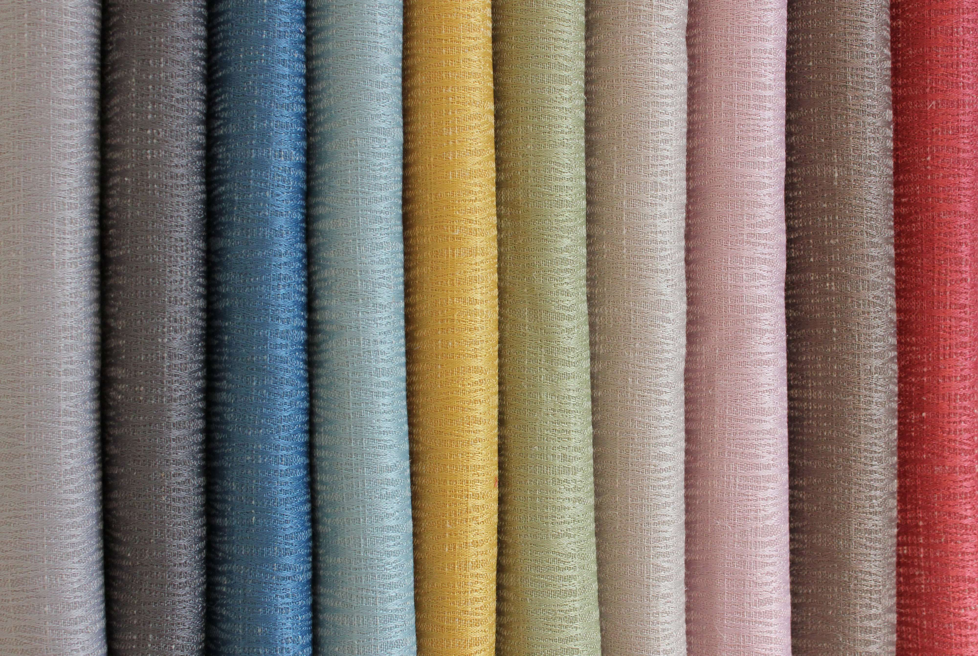 McAlister Textiles Linea Duck Egg Textured Fabric Fabrics 
