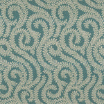 Cargar imagen en el visor de la galería, McAlister Textiles Little Leaf Teal Fabric Fabrics 1 Metre 

