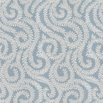 Cargar imagen en el visor de la galería, McAlister Textiles Little Leaf Wedgewood Blue Fabric Fabrics 1 Metre 
