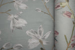 Cargar imagen en el visor de la galería, McAlister Textiles Magnolia Rose Pink and Duck Egg Floral FR Fabric Fabrics 
