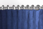 Cargar imagen en el visor de la galería, McAlister Textiles Matt Navy Blue Velvet Curtains Tailored Curtains 
