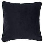 Cargar imagen en el visor de la galería, McAlister Textiles Matt Black Piped Velvet Cushion Cushions and Covers Cover Only 43cm x 43cm 
