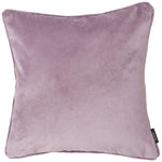 Cargar imagen en el visor de la galería, McAlister Textiles Matt Lilac Purple Piped Velvet Cushion Cushions and Covers Cover Only 43cm x 43cm 

