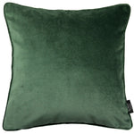 Cargar imagen en el visor de la galería, McAlister Textiles Matt Moss Green Piped Velvet Cushion Cushions and Covers Cover Only 43cm x 43cm 
