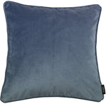 Cargar imagen en el visor de la galería, McAlister Textiles Matt Petrol Blue Piped Velvet Cushion Cushions and Covers Cover Only 43cm x 43cm 
