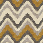 Cargar imagen en el visor de la galería, McAlister Textiles Navajo Yellow + Grey Striped Curtains Tailored Curtains 
