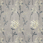 Cargar imagen en el visor de la galería, McAlister Textiles Meadow Soft Grey Floral Cotton Print Fabric Fabrics 1/2 Metre 
