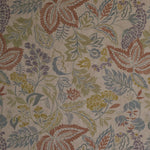 Cargar imagen en el visor de la galería, McAlister Textiles Florista Terracotta, Sage Green and Blue Floral Fabric Fabrics 1 Metre 
