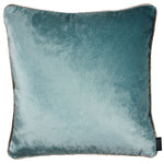 Cargar imagen en el visor de la galería, McAlister Textiles Duck Egg Blue Crushed Velvet Cushions Cushions and Covers Cover Only 43cm x 43cm 
