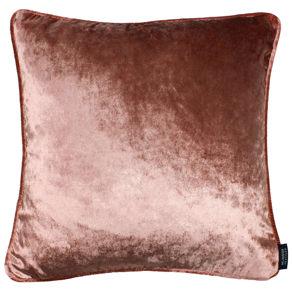 McAlister Textiles Rose Pink Crushed Velvet Cushions Cushions and Covers Cover Only 43cm x 43cm 
