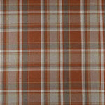 Cargar imagen en el visor de la galería, McAlister Textiles Heritage Tartan Burnt Orange + Grey Curtain Fabric Fabrics 1 Metre 
