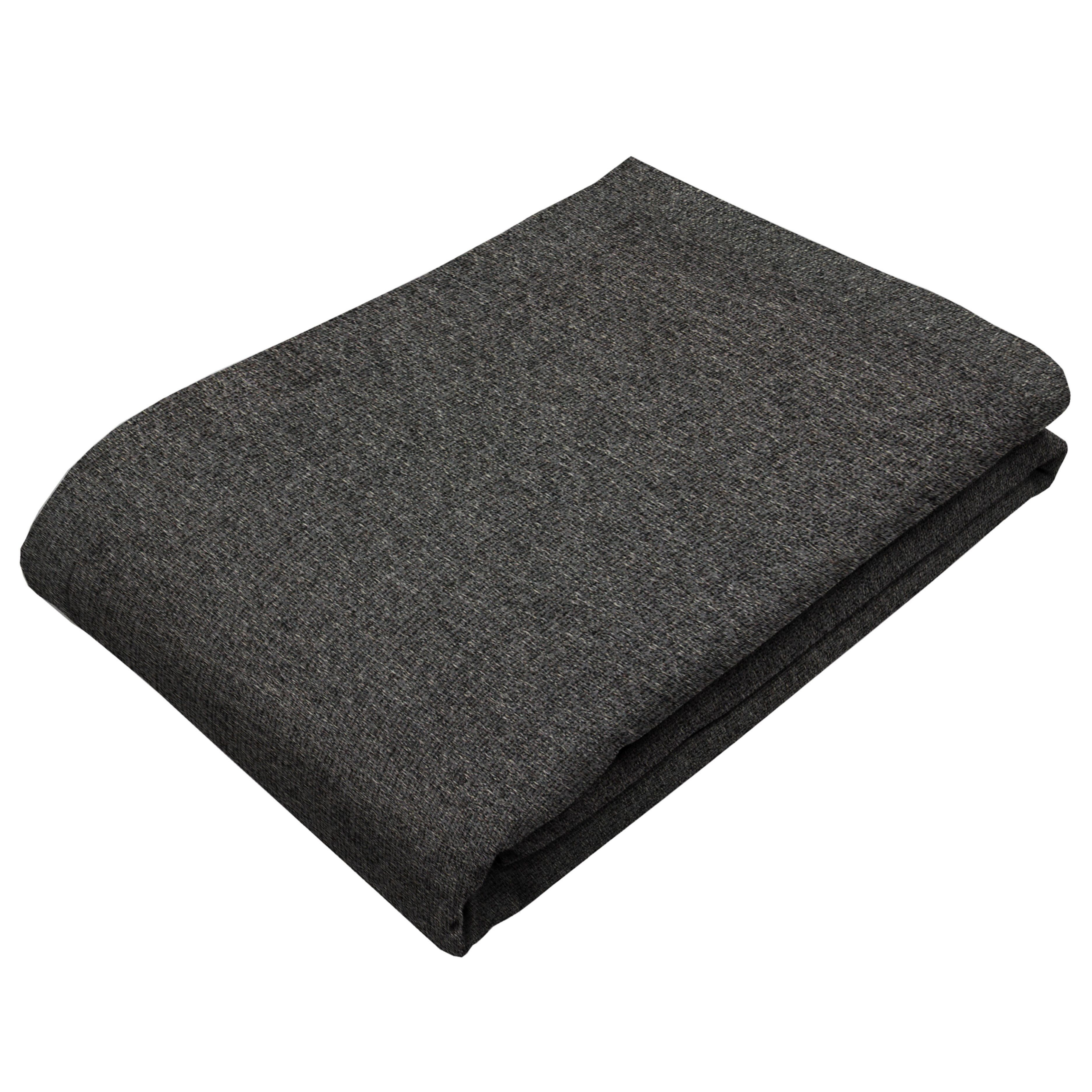 McAlister Textiles Highlands Charcoal Grey Throws & Runners Throws and Runners Bed Runner (50cm x 240cm) 
