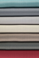 Cargar imagen en el visor de la galería, McAlister Textiles Nara Smoke Blue FR Semi Plain Fabric Fabrics 
