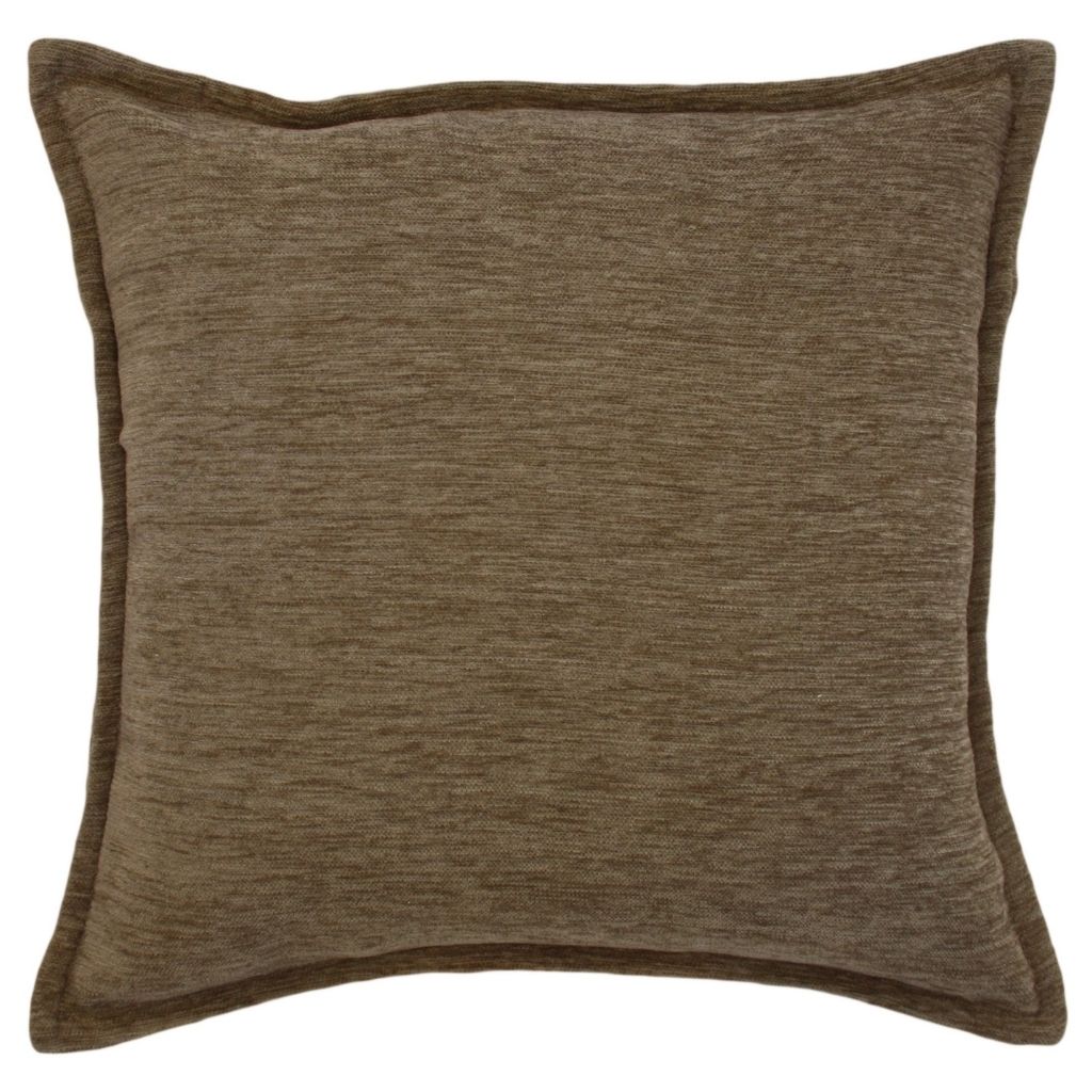 McAlister Textiles Plain Chenille Taupe Beige Cushion Cushions and Covers Cover Only 43cm x 43cm 