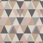 Cargar imagen en el visor de la galería, McAlister Textiles Vita Blush Pink and Grey FR Fabric Fabrics 1/2 Metre 
