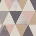 Cargar imagen en el visor de la galería, McAlister Textiles Vita Blush Pink and Grey FR Fabric Fabrics 
