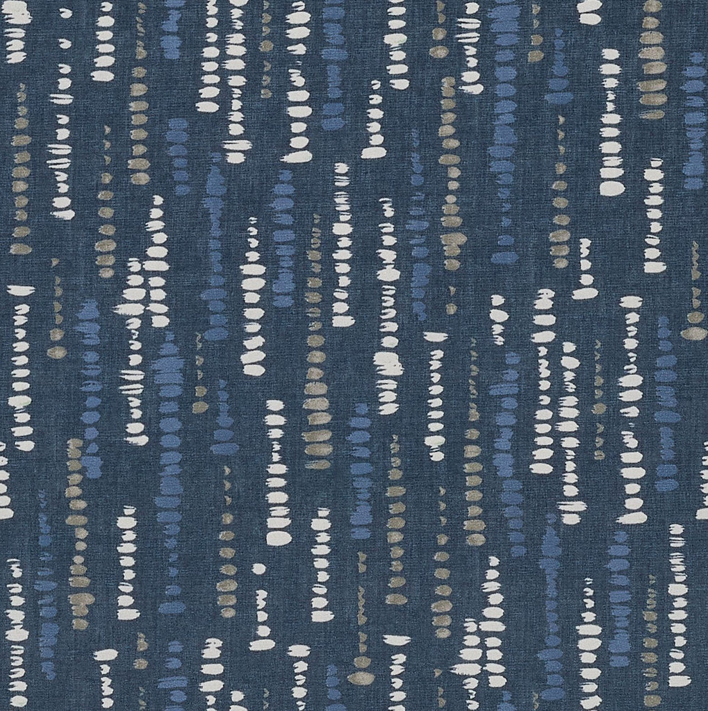 McAlister Textiles Niko Navy Inherently FR Fabric Fabrics 1 Metre 