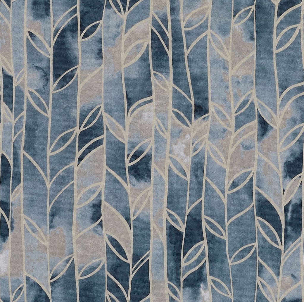 McAlister Textiles Luca Denim Blue Inherently FR Fabric Fabrics 1 Metre 
