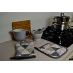 Cargar imagen en el visor de la galería, McAlister Textiles Vita Pink Cotton Print Single Oven Mitt Kitchen Accessories 
