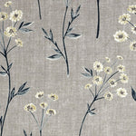 Cargar imagen en el visor de la galería, McAlister Textiles Meadow Soft Grey Floral Cotton Print Fabric Fabrics 
