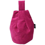 Cargar imagen en el visor de la galería, McAlister Textiles Matt Fuchsia Pink Velvet Tablet Stand Mini Bean Bag 
