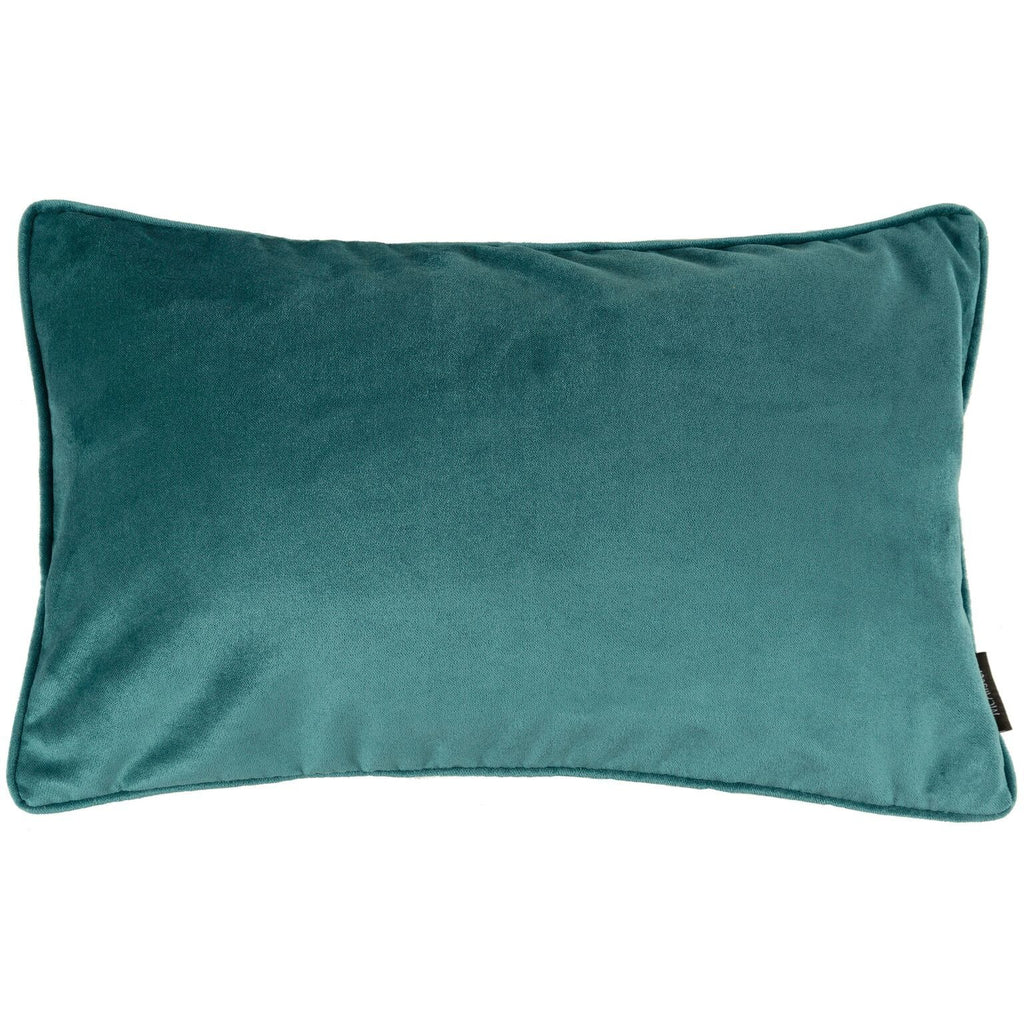 McAlister Textiles Matt Blue Teal Velvet Pillow Pillow Cover Only 50cm x 30cm 
