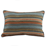 Cargar imagen en el visor de la galería, McAlister Textiles Curitiba Aztec Orange + Teal Pillow Pillow Cover Only 50cm x 30cm 
