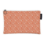 Cargar imagen en el visor de la galería, McAlister Textiles Elva Orange + Teal Makeup Bag - Large Clutch Bag 
