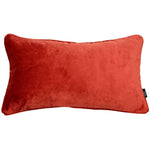 Cargar imagen en el visor de la galería, McAlister Textiles Matt Rust Red Orange Velvet Pillow Pillow Cover Only 50cm x 30cm 
