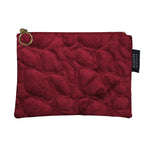 Cargar imagen en el visor de la galería, McAlister Textiles Pebble Pattern Red Velvet Makeup Bag Clutch Bag 
