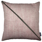 Cargar imagen en el visor de la galería, McAlister Textiles Rhumba Diagonal Zip Blush Pink Linen Cushion Cushions and Covers Cover Only 43cm x 43cm 
