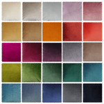 Cargar imagen en el visor de la galería, McAlister Textiles Matt Soft Silver Velvet Curtains Tailored Curtains 
