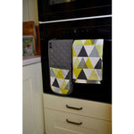 Cargar imagen en el visor de la galería, McAlister Textiles Vita Yellow Cotton Print Single Oven Mitt Kitchen Accessories 
