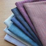 Cargar imagen en el visor de la galería, McAlister Textiles Hamleton Rustic Linen Blend Soft Green Plain Fabric Fabrics 
