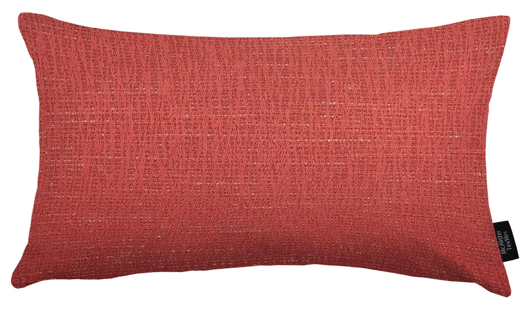 McAlister Textiles Linea Red Plain Pillow Pillow Cover Only 50cm x 30cm 